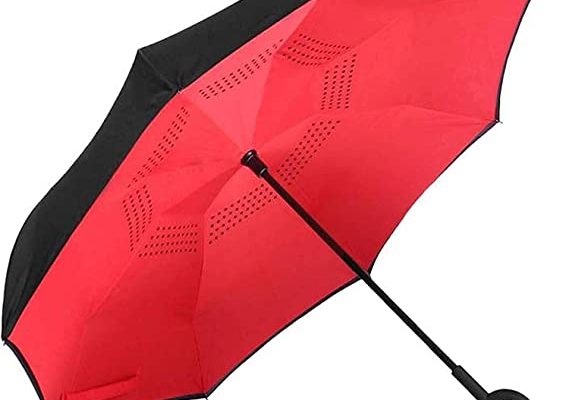 Comment savoir si mon parapluie inversé va résister à de fortes rafales de vente ?